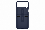 Samsung Z Flip4 Silicon Case With Ring, , hi-res